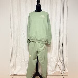 Range Rover Green Sweatshirt and Sweatpants Set from Pacsun Sz Small